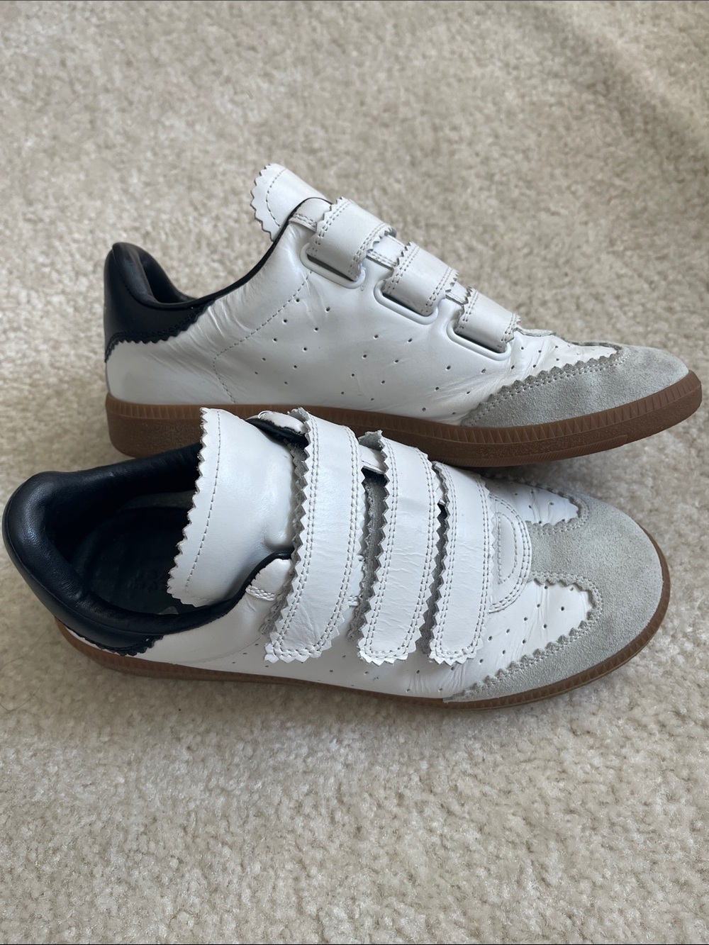 Isabel Marant Beth Low Top Calfskin Leather sneakers Size 37 (women’s size 7) - Picture 1 of 11